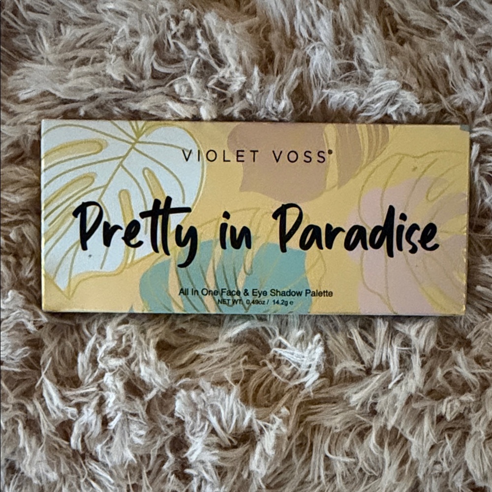Violet Voss Pretty in Paradise Palette - Yellow and Teal Accents